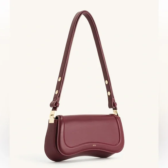 JW PEI Burgundy Shoulder Bag - Picture 2 of 8